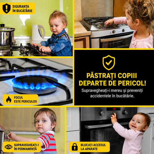 Capace Siguranță Arzătoare Bucătărie
