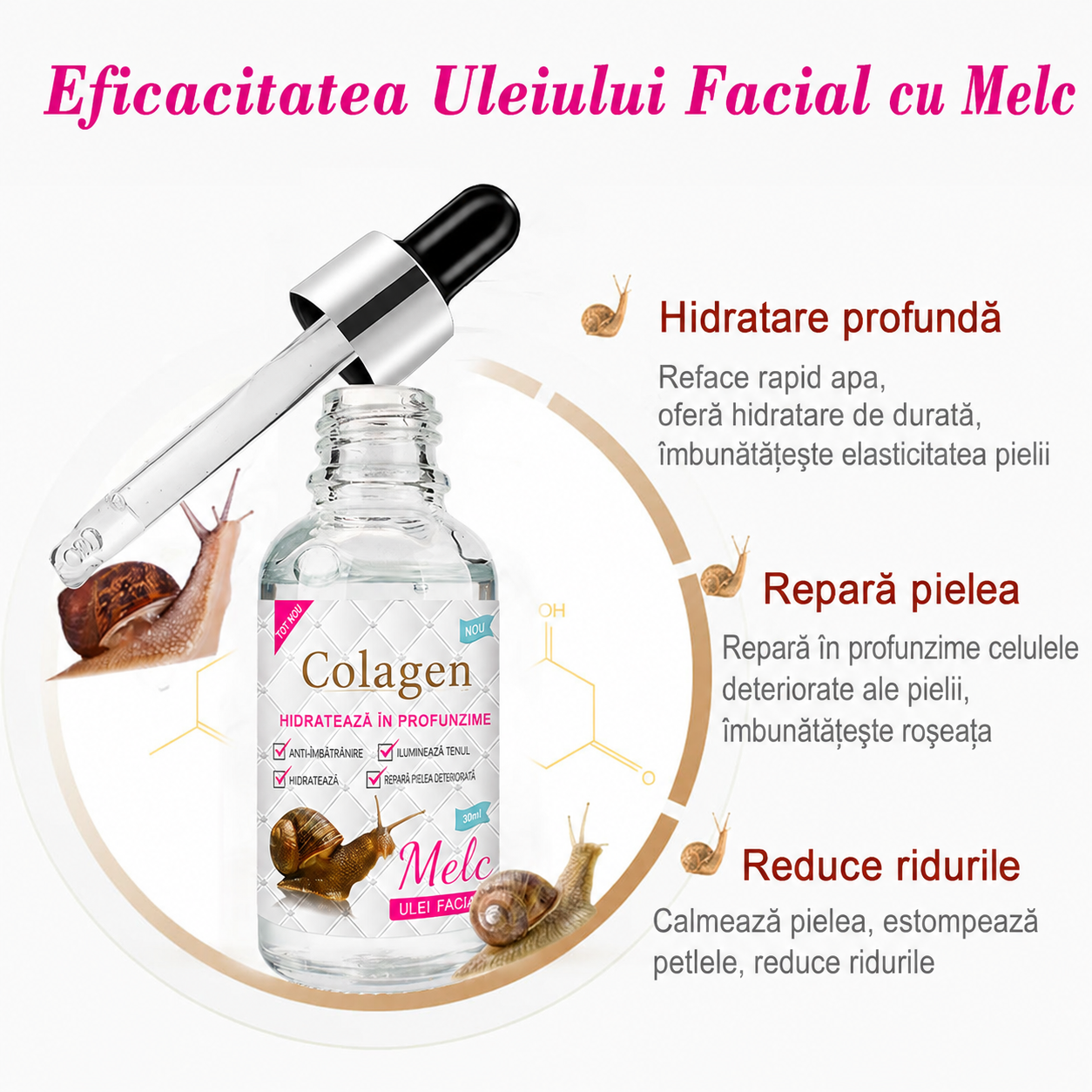 Ser cu Mucină de Melc Rejuvenant