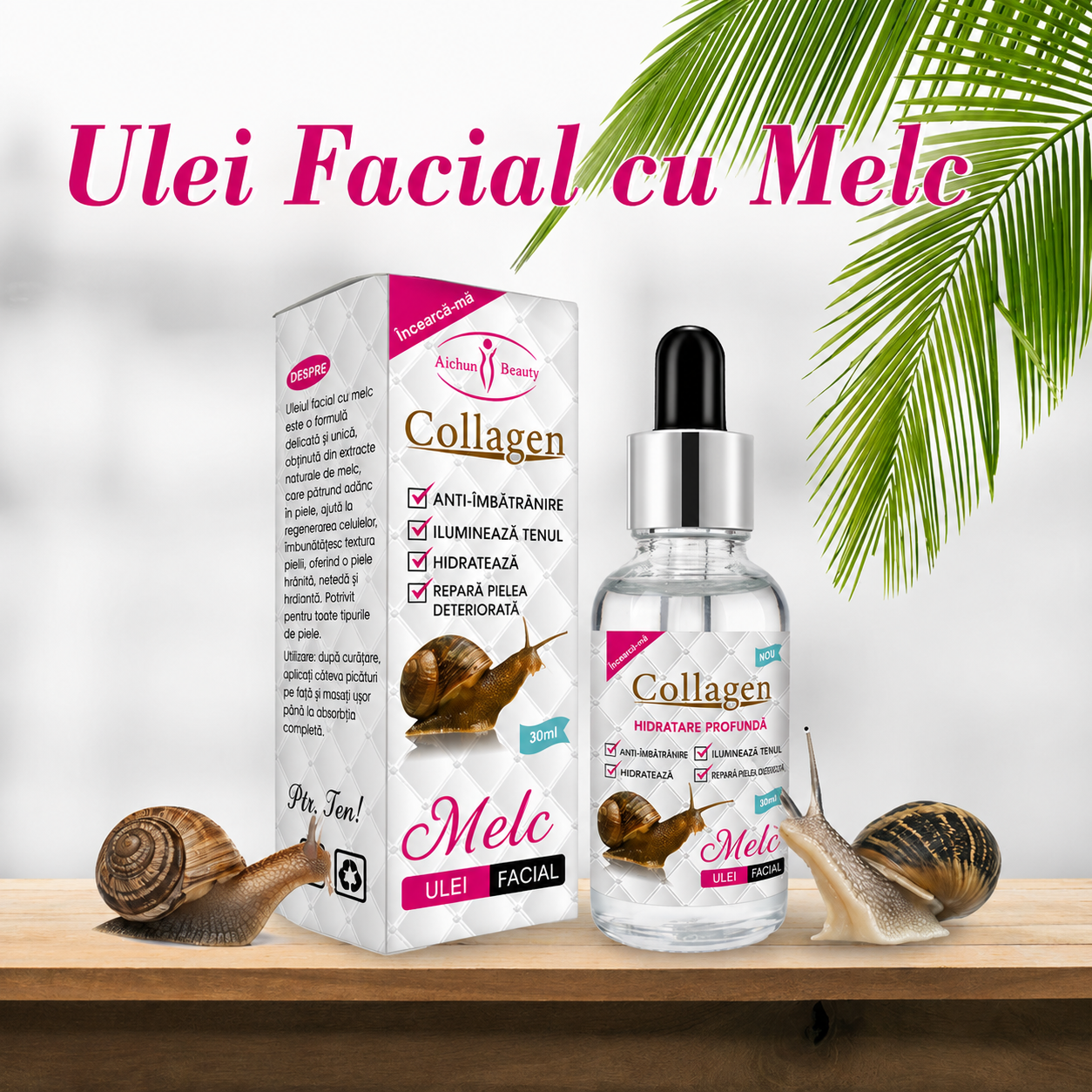 Ser cu Mucină de Melc Rejuvenant